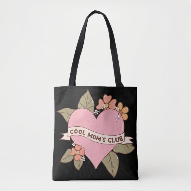Cool Mum’s Club Personalised Monogram Tote Bag (Front)