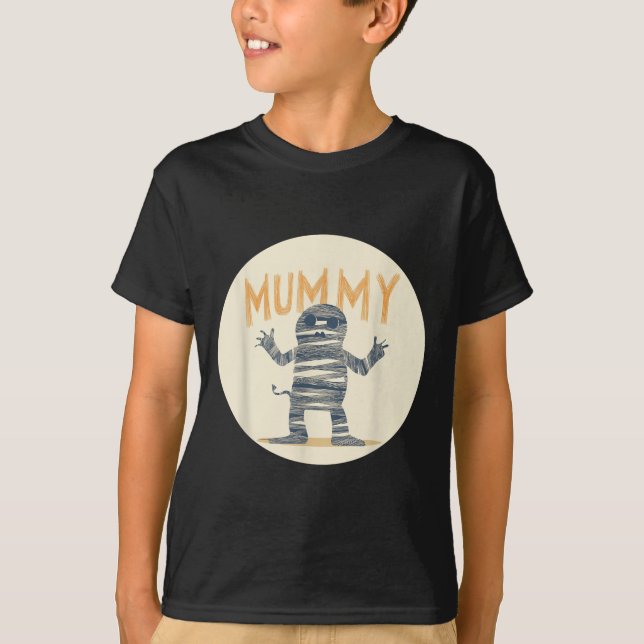 Cool Mummy Costume For Mummies Lovers  T-Shirt (Front)