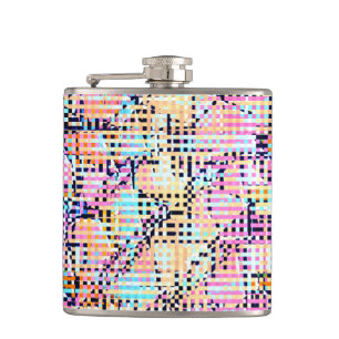 COOL Murray Abstract Pattern Hip Flask