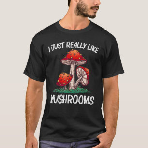 Cool Mushroom For Men Women Morel Mushroom Mycolog T-Shirt