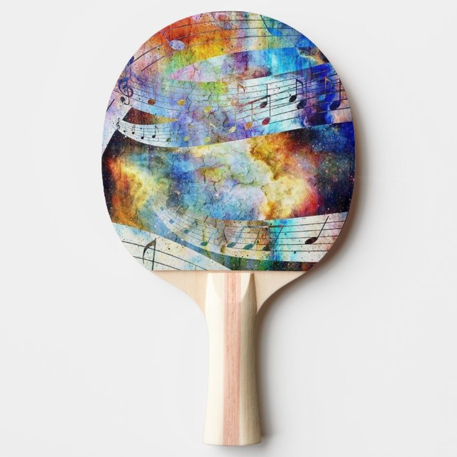 Cool Music Graffiti Ping Pong Paddle (Front)