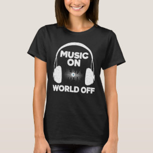 Cool Music Producer For Men Women Music Artist DJ T-Shirt