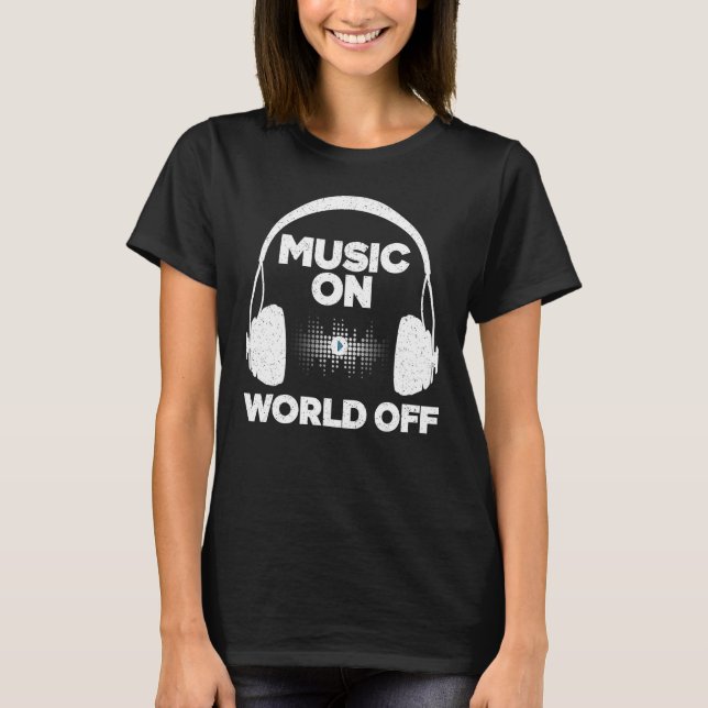 Cool Music Producer For Men Women Music Artist DJ  T-Shirt (Front)