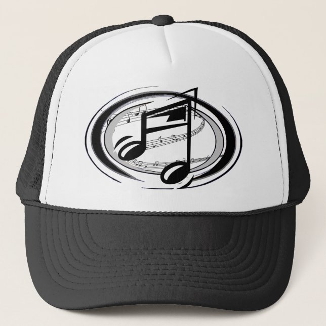 Cool Music Trucker Hat (Front)