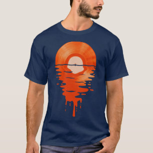 Cool Music Vinyl Retro Orange T-Shirt