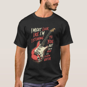 Cool Musician Guitar Player Funny Electric Guitar T-Shirt
