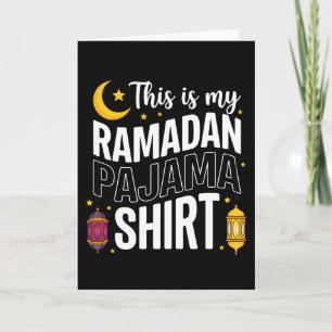 Cool Muslim Ramadan Praying Faith Worship sunset Card