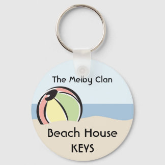 Cool 'N Colourful Beach Ball Key Ring
