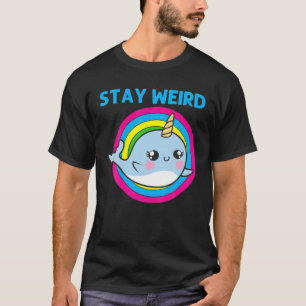 Cool Narwhal For Men Women Rainbow Tusk Sea Unicor T-Shirt