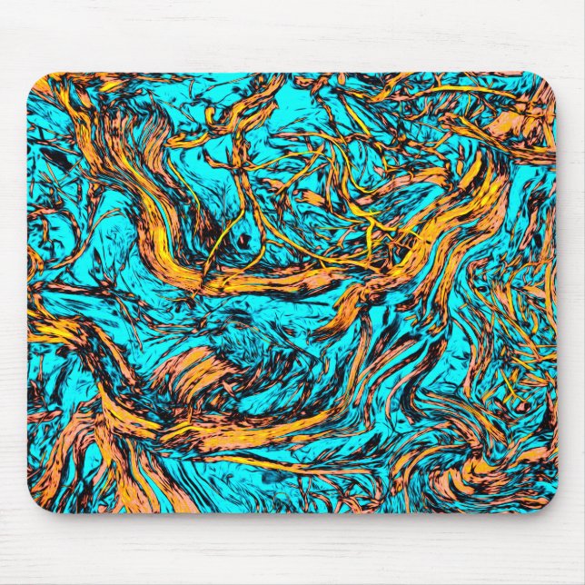 COOL Nature Abstract Art Mouse Mat (Front)