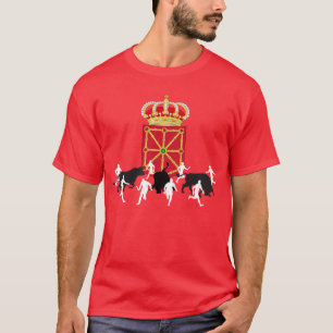 Cool Navarre Flag San Fermin, Pamplona, design, T-Shirt