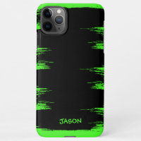 Cool Neon Green Brush Stroke Background Customised