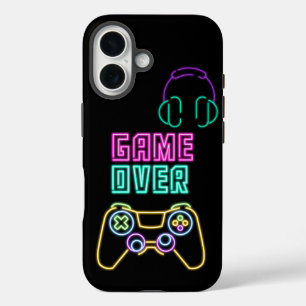 Cool Neon video game. iPhone 16 Case