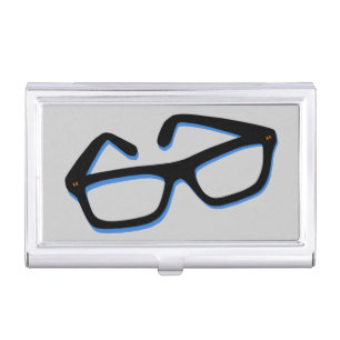Cool Nerd Glasses Business Card Holder