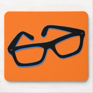 Cool Nerd Glasses Mouse Mat