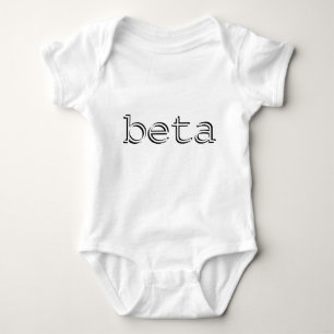 Cool nerdy beta baby bodysuit