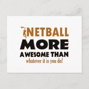 Cool Netball designs Postcard