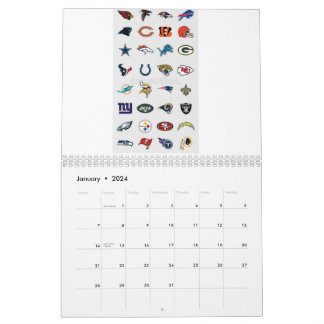 COOL NFL CALENDER CALENDAR