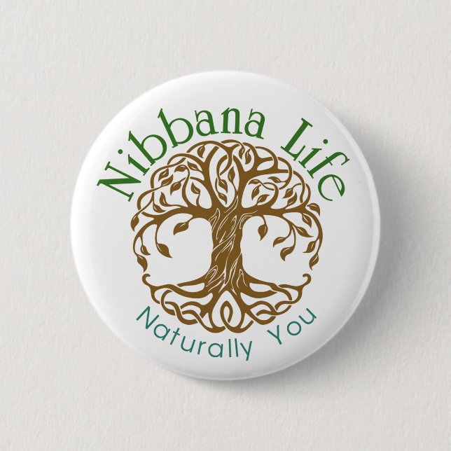Cool Nibbana Life button (Front)