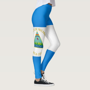Cool Nicaragua Flag Fashion Leggings