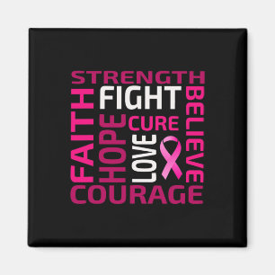 Cool Nice Breast Cancer Awareness Pink Ribon For M Magnet