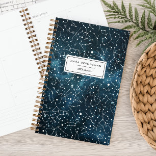 Cool Night Sky Constellations Personalised Planner