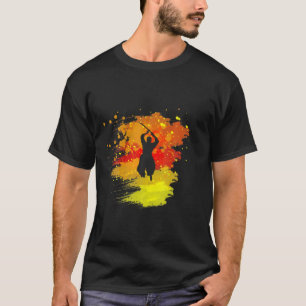 Cool Ninja Katana In Fire Colours For Boys And Gir T-Shirt