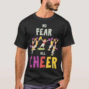 Cool No Fear All Cheer Cheerleading Coaches gift T-Shirt