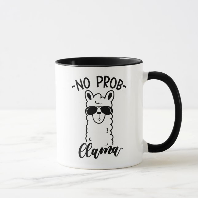 Cool No Prob Llama Mug (Right)