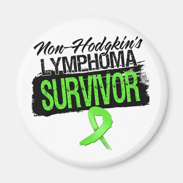 Cool Non-Hodgkin's Lymphoma Survivor Magnet (Front)
