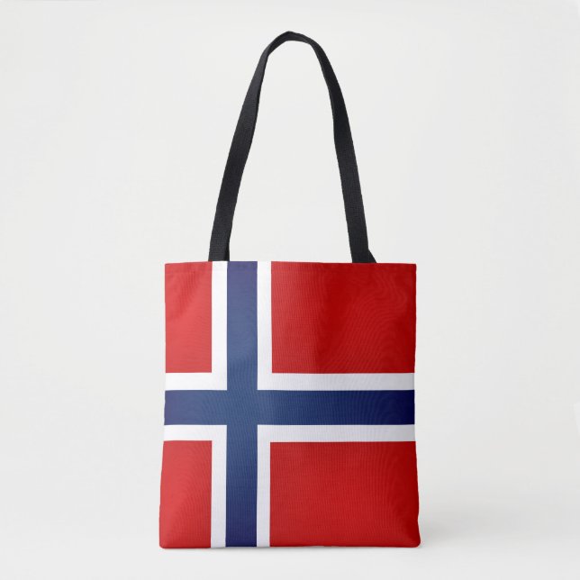 Cool Norway Flag Fashion Tote Bag (Front)