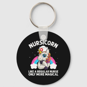 Cool Nurse For Men Women Unicorn Medical Nurses Rn Key Ring