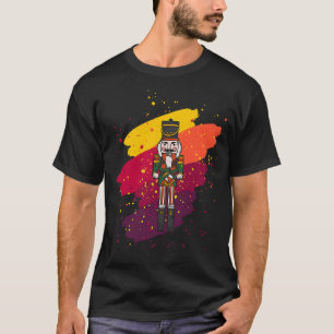 Cool Nutcracker with nice Background for Christmas T-Shirt