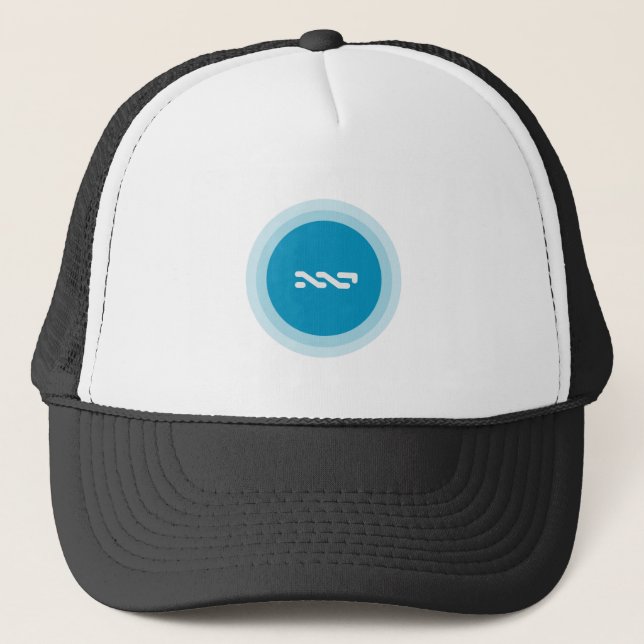 Cool Nxt Cryptocurrency Coin Sign Trucker Hat (Front)