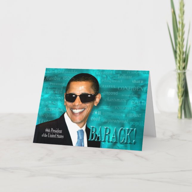Cool Obama Card (Front)