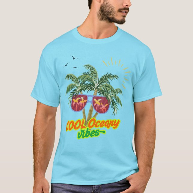 Cool Oceany Vibes T-Shirt (Front)