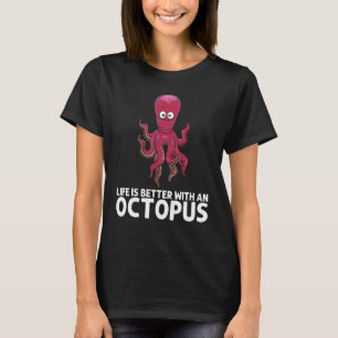 Cool Octopus For Men Women Sea Life Ocean Biology T-Shirt