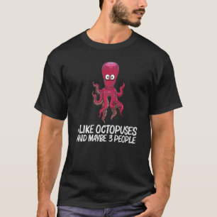 Cool Octopus For Men Women Sea Life Ocean Biology T-Shirt