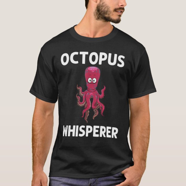 Cool Octopus For Men Women Sea Life Ocean Biology  T-Shirt (Front)