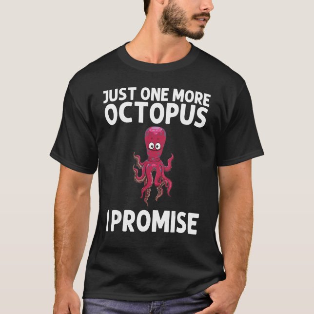 Cool Octopus For Men Women Sea Life Ocean Biology  T-Shirt (Front)