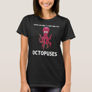 Cool Octopus For Men Women Sea Life Ocean Biology T-Shirt