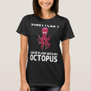 Cool Octopus For Men Women Sea Life Ocean Biology  T-Shirt