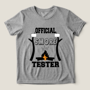 Cool official smore tester word art unisex Tri-Blend shirt