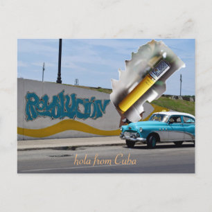 Cool Old Car Havana Cuba Postcard