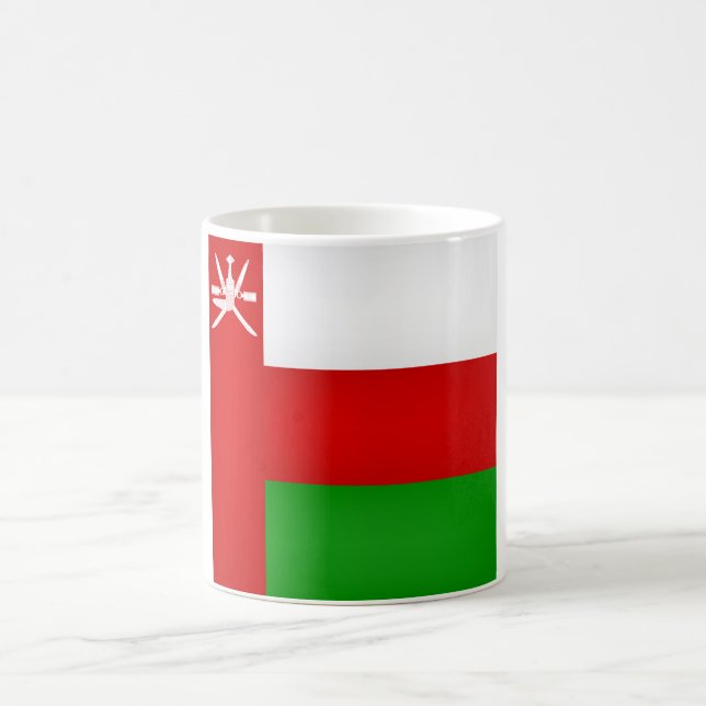 Cool Oman Flag Coffee Mug (Center)