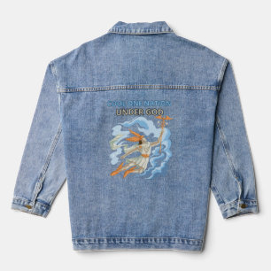 Cool One Nation Under God Denim Jacket