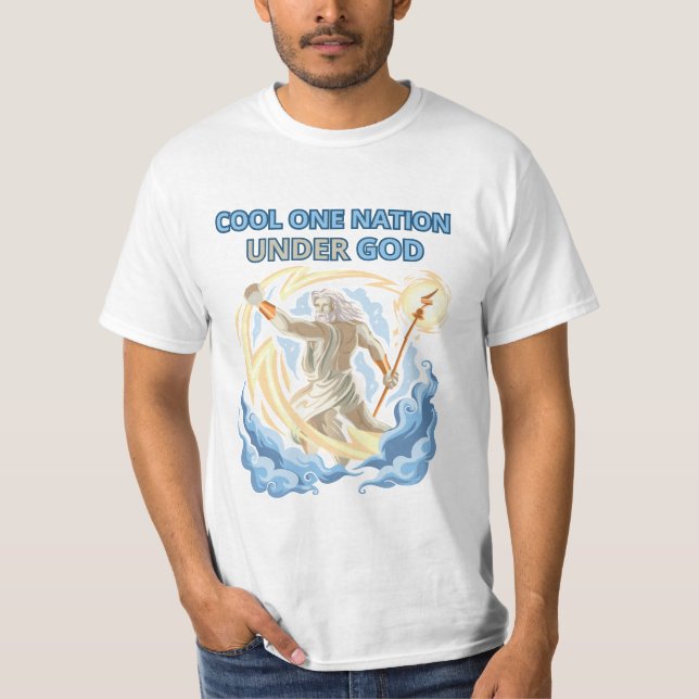 Cool One Nation Under God T-Shirt (Front)