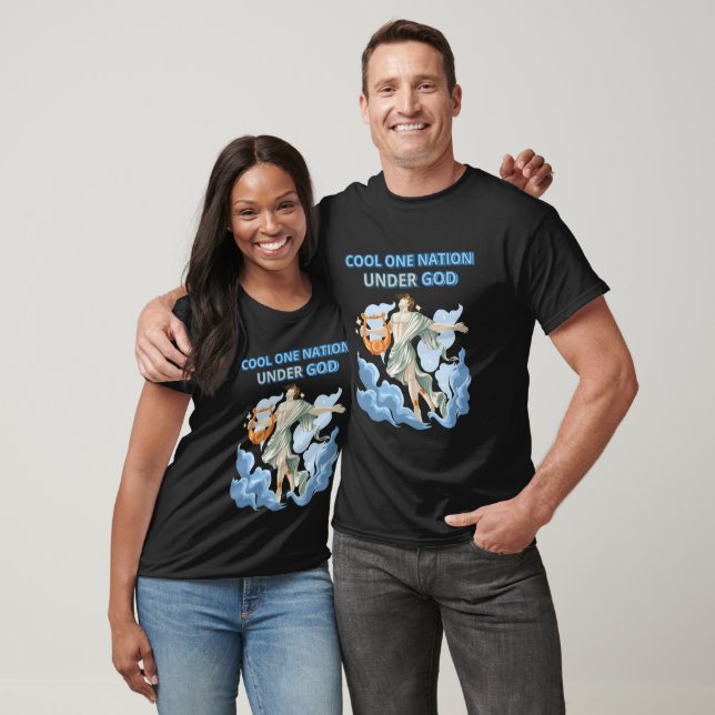 Cool One Nation Under God T-Shirt (Unisex)