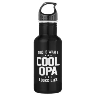 Cool Opa Looks Like Father Grandpa Gift 532 Ml Water Bottle
