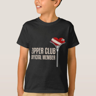 Cool Open Heart Surgery Art Men Women Zipper Club  T-Shirt